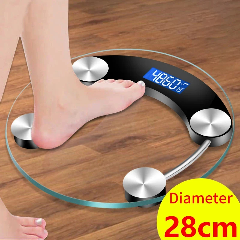 Fashion Round Weight Scale Ele - Digital Body Weight Scale บทวิจารณ์และราคา