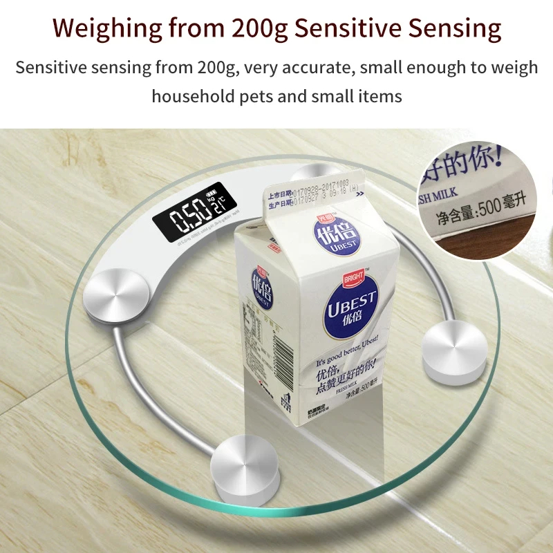 Fashion Round Weight Scale Ele - Digital Body Weight Scale บทวิจารณ์และราคา