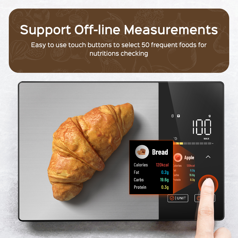 Smart Kitchen Scale Connects t - Digital Body Weight Scale บทวิจารณ์และราคา