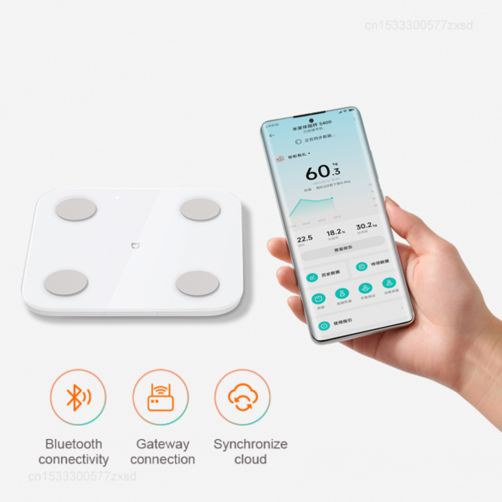 Mijia Body Fat Scale S400 Blue - Digital Body Weight Scale บทวิจารณ์และราคา