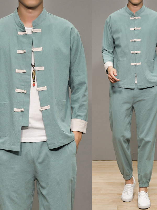 Chinese Style Cotton Linen Tan - Health & Wellness Stores บทวิจารณ์และราคา