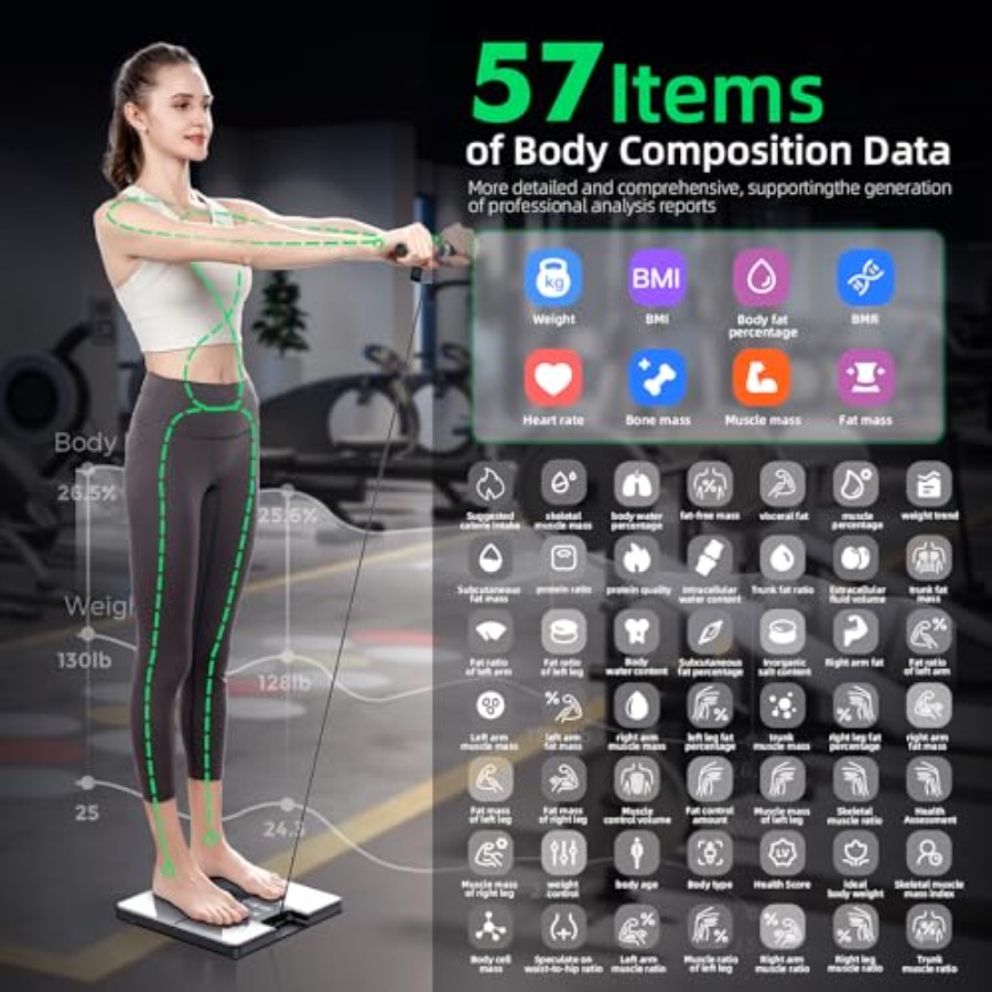 Smart Scale for Home Gym: 8-el - Digital Body Weight Scale บทวิจารณ์และราคา