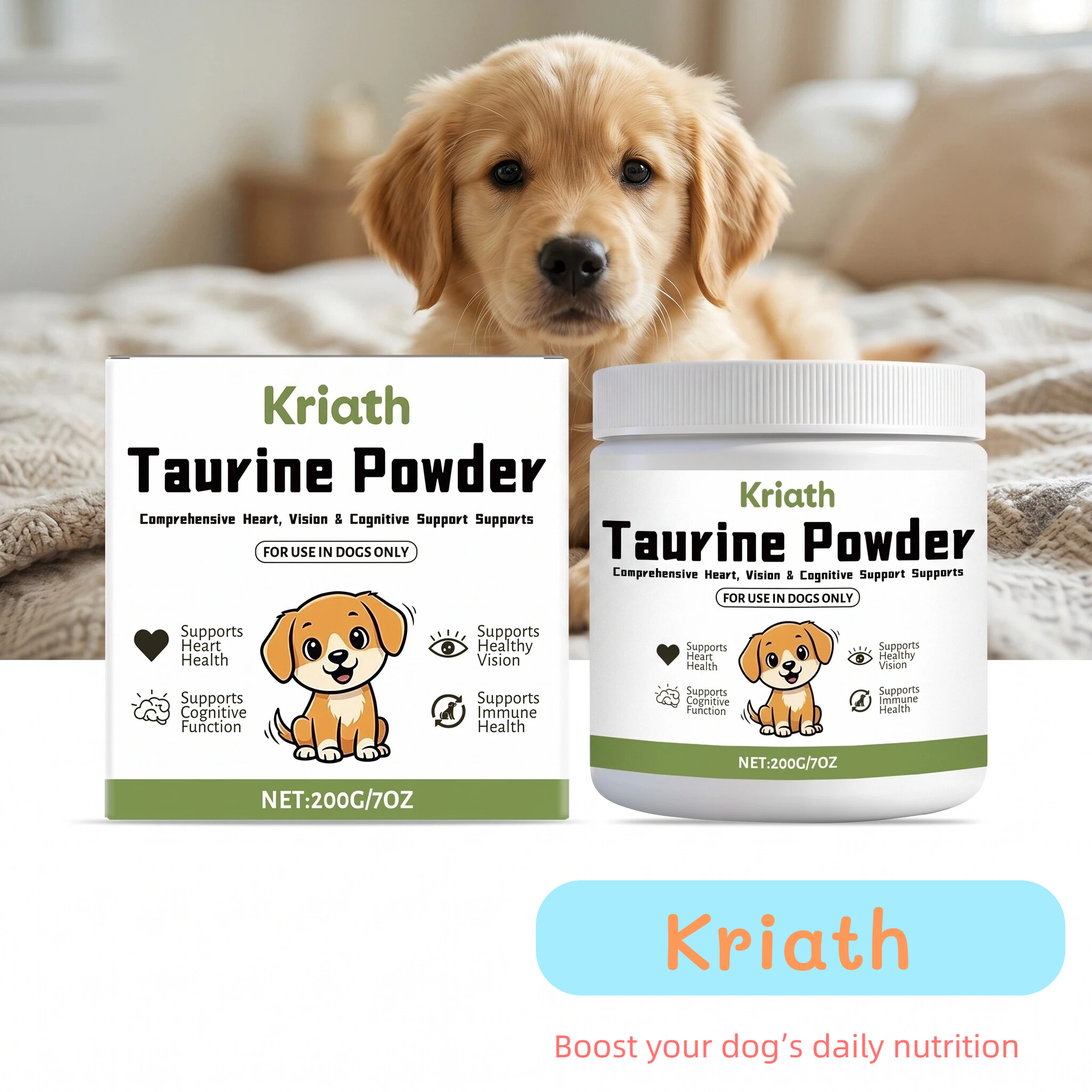 Dog Taurine Powder Easy-To-Mix - Wellness Health Nutrition บทวิจารณ์และราคา