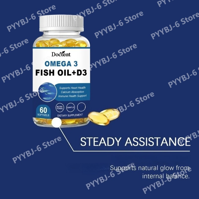 Omega-3 Fish Oil Supports Card - Wellness Health Nutrition บทวิจารณ์และราคา